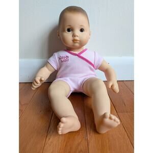 American Girl Bitty Baby Doll Light Skin Auburn Brown Hair Brown Eyes BB2 W Suit